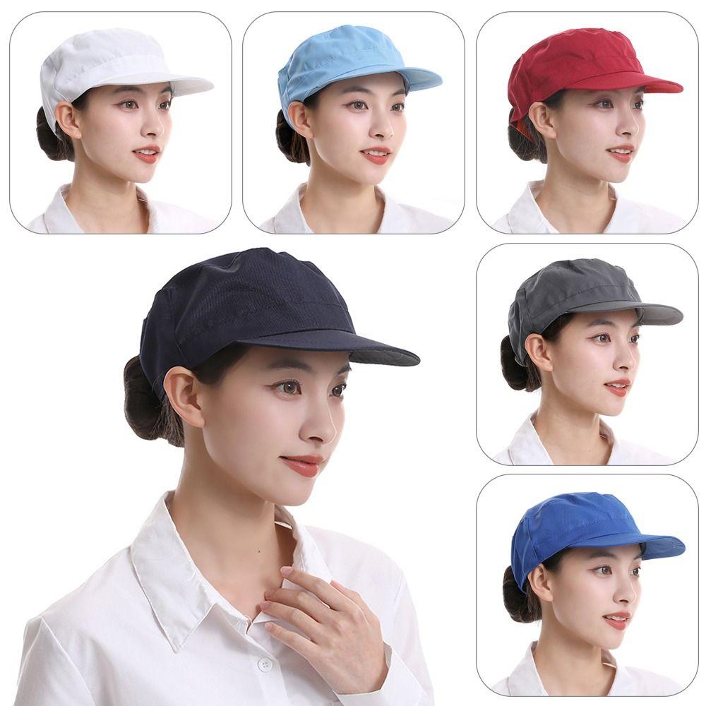 Adjustable Work Cap Lightweight Workshop Cap New Catering Cap Factory Workshop