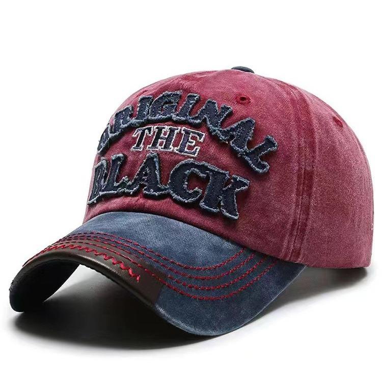 Hat Men's Washed Denim Cap Korean Version Outdoor Sunscreen Casual Versatile Street Spring and Autumn Shade Baseball Cap