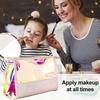 Iridescent Pouch Portable Zippered Toiletry Bag Waterproof Cosmetic Bags Gift Bags for Women Girls