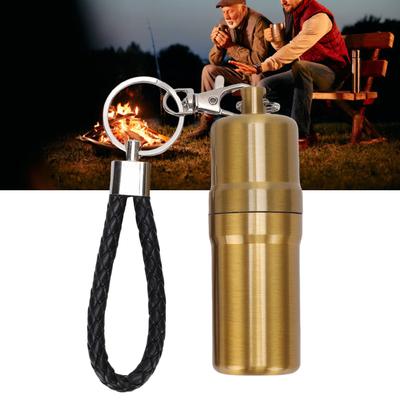 Portable Metal Storage Jar Aluminum Alloy Airtight Container Multipurpose Water Proof Small Bottle for Outdoor Camping Travel
