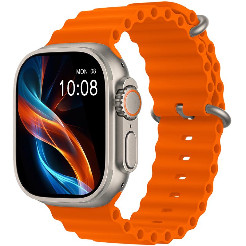2024 New HK10 ULTRA-A Amoled Screen Smart Watch Local Music Album NFC TWS Smart Watch for Men and Women