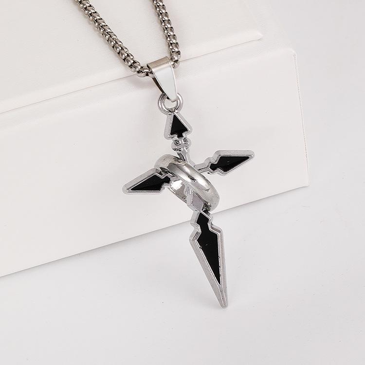 Men's Trendy Cross Pendant Necklace - Versatile Chain Jewelry Accessory