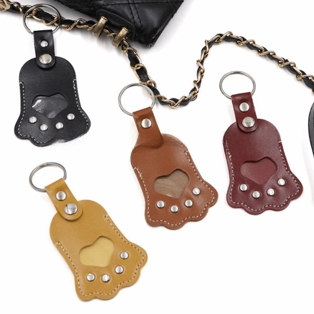 PU Leather Dog Hair Storage Pendant Cat Dog Fur Container Pendant  Jewelry Accessories