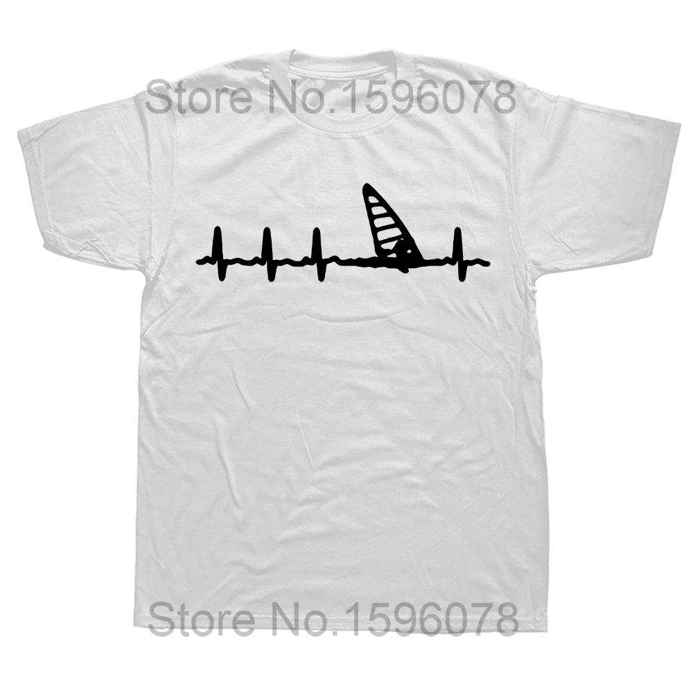 Windsurfen Windsurfen Surfen Surf Baumwolle Kurzarm Lustiges T-Shirt Grafik Harajuku Hip Hop T-Shirt Streetwear