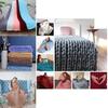 Wish Cozy Handwoven Thick Yarn Blanket For Adults Stylish Sofa Cover Soft And Plush