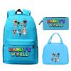 New Dandy's world game merchandise personalized printing primary and secondary school schoolbag three-piece set