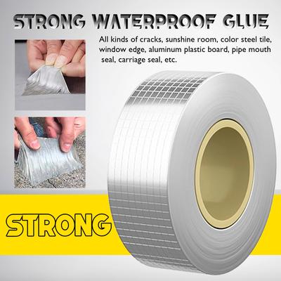 (SU)Aluminum Butyl Tape, Waterproof, Leak Proof, Permanent, Leak Proof, All Weather