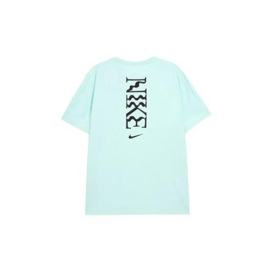 Nike Solid Color Logo Print Sports Dopamine Breathable Short Sleeve T-Shirt Men