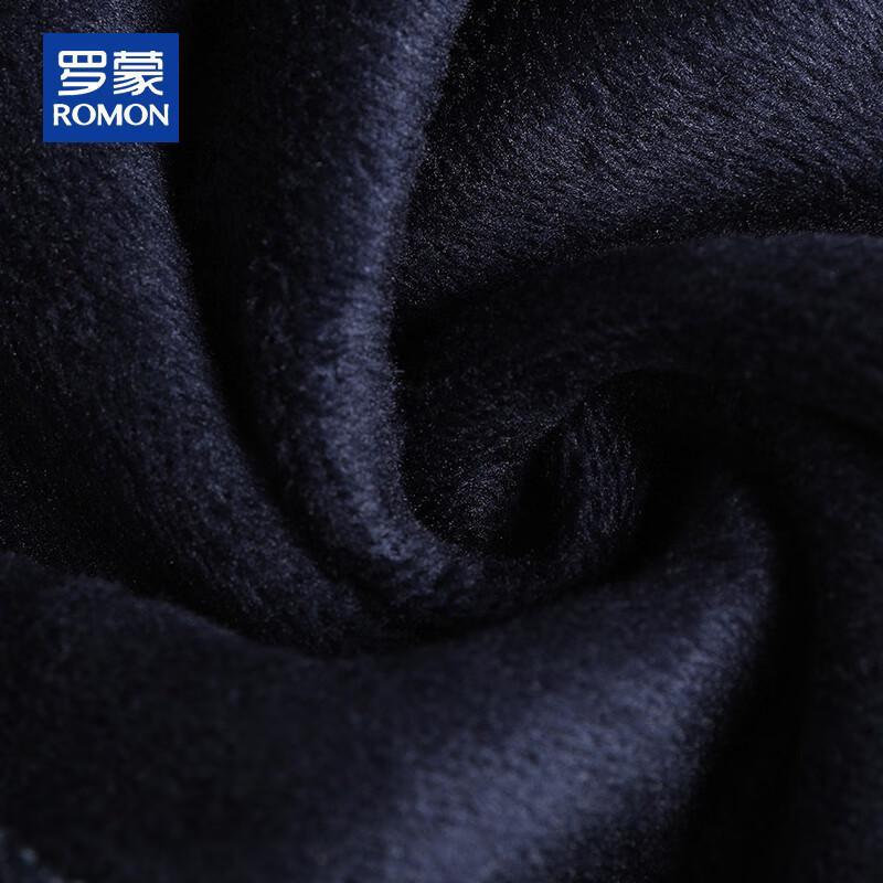 ROMON Men's Fleece-Lined Straight Fit Stretch Denim Jeans