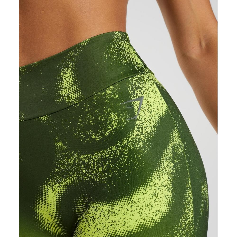 Gymshark Gs Power Regular legginGs Moss Olive Print B4a6q Ebsy