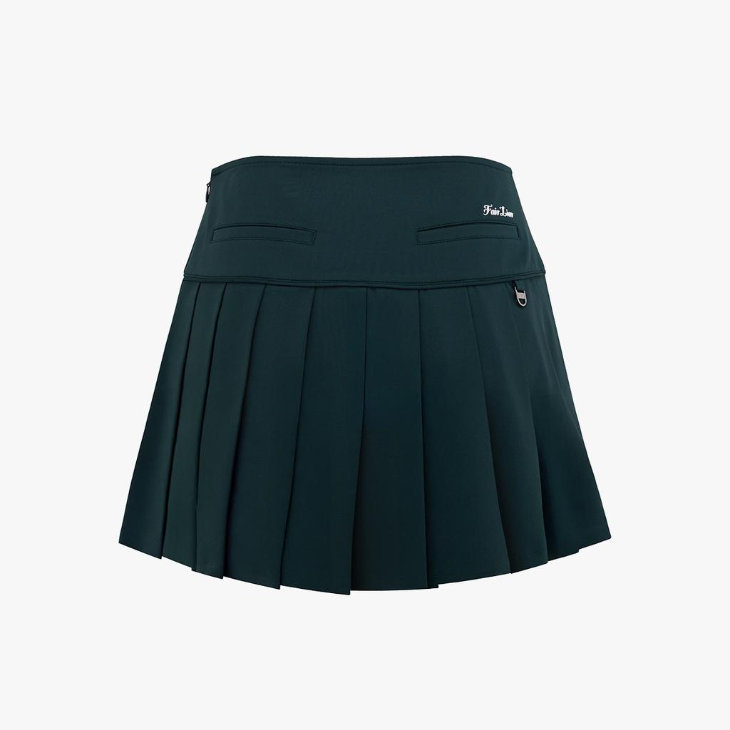FAIRLIAR GOLF Fl Performance Pleated Skirt (Dark Green)