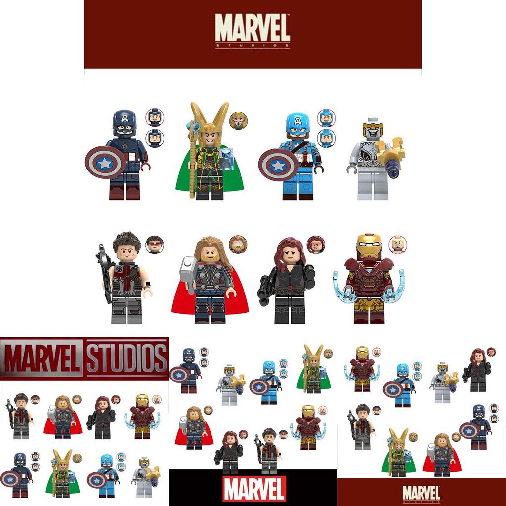 Superhero Building Blocks Figure Abs Plastic Toy 4.5cm Height
