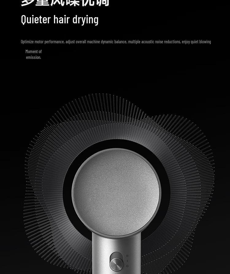 Pro High-Speed Hair Dryer: Low Noise, 50° Constant Temperature for Smart Hair Drying