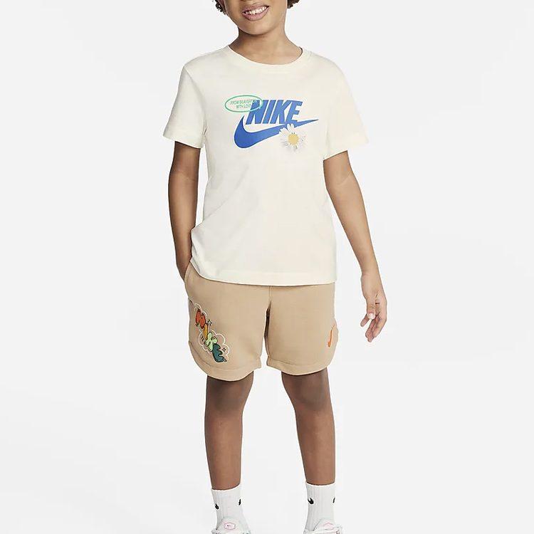 Nike T Shirt 'from Beaverton' Sail White Kids' HM9283-133