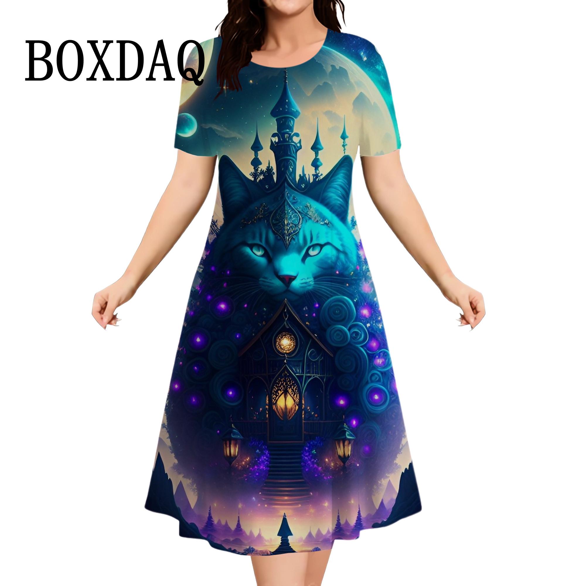 

Moda 3d abstrata flor impressão feminina mini vestido novo 2026 primavera outono vestido de manga longa o pescoço solto casua XL