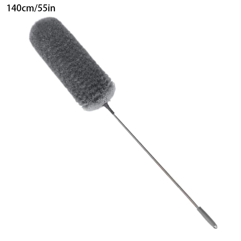 1Pcs Dust Duster Telescopic Flexible Stainless Steel Household Feather Duster Cleaning Tool Microfiber Dust Brush Set