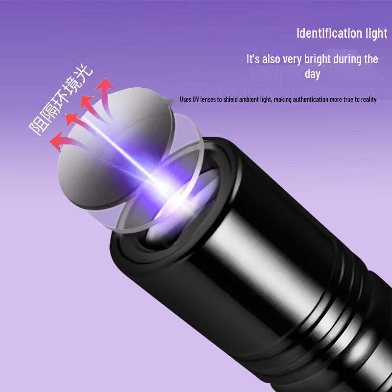 UV Blue Light Detector Flashlight