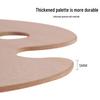 Large Oval Wooden Paint Mixing Palette for Oil and Gouache