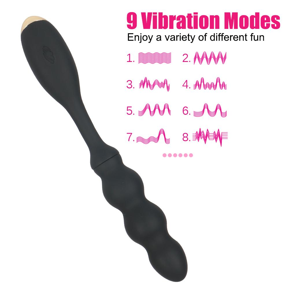 Erotic Anal Plug Clitoris Stimulator 9 modes Prostate Massage Sex Toys For Men Women