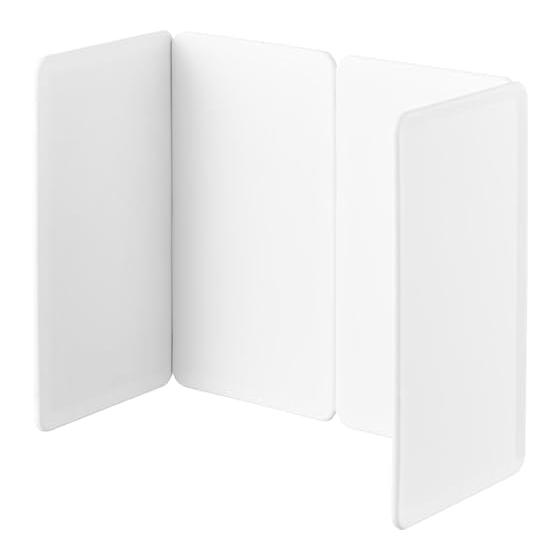 Yamazaki Jitsugyo Magnetic Range Guard 4 Panels White Panel: W18 x D0.7 x H32cm (per piece) Tower Dishwasher Safe Removable Each Panel Oil Splash