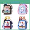 Cartoon Kids Backpack With Nylon Material And Ergonomic Shoulder Straps For School Use
