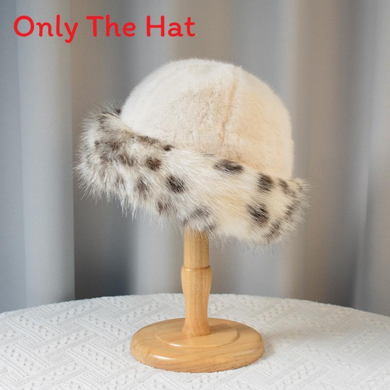 

Plush Hat For Adults And Children Winter Thermal Ear Guard Soft Warm Headgear белый