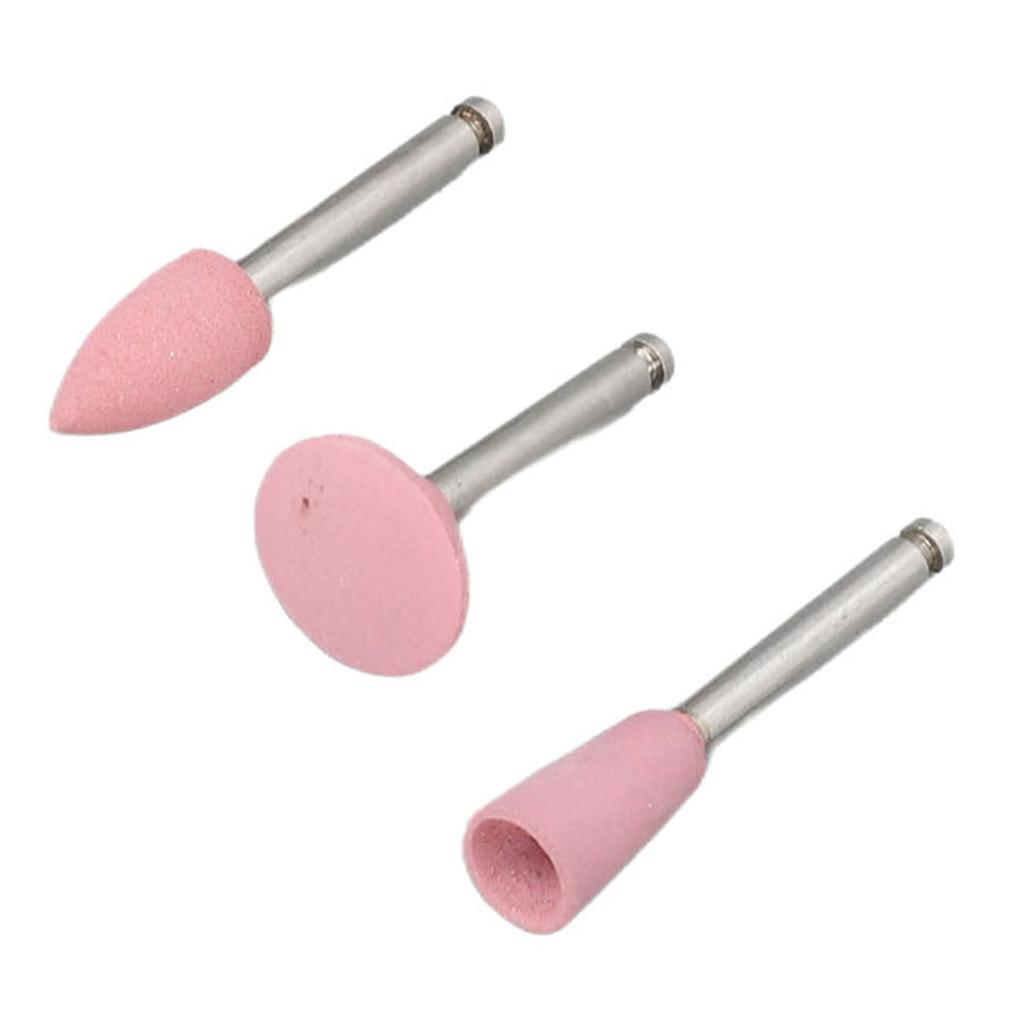 9pcs Dental Polishing Drill Bits Light Cured Resin Teeth Polishing Bur Accessory for Low Speed Handpiece