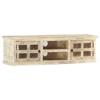 Day and Night - Day and Night Solid White Mango Wood TV Cabinet 130x30x36 Cm