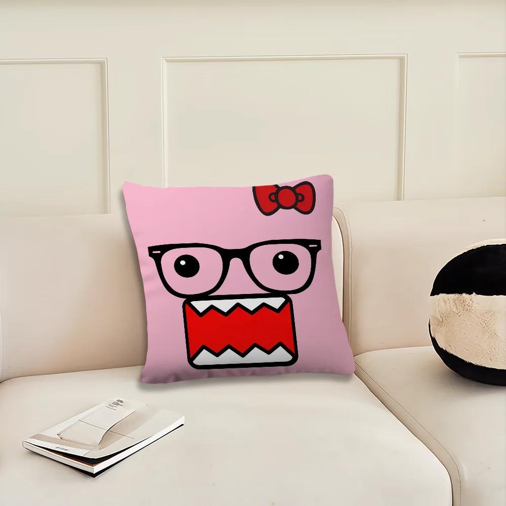 Cartoon Domo Kun Cute Decoration Room Home Sofa Living Office Car Nordic Simplicity Pillow Cover