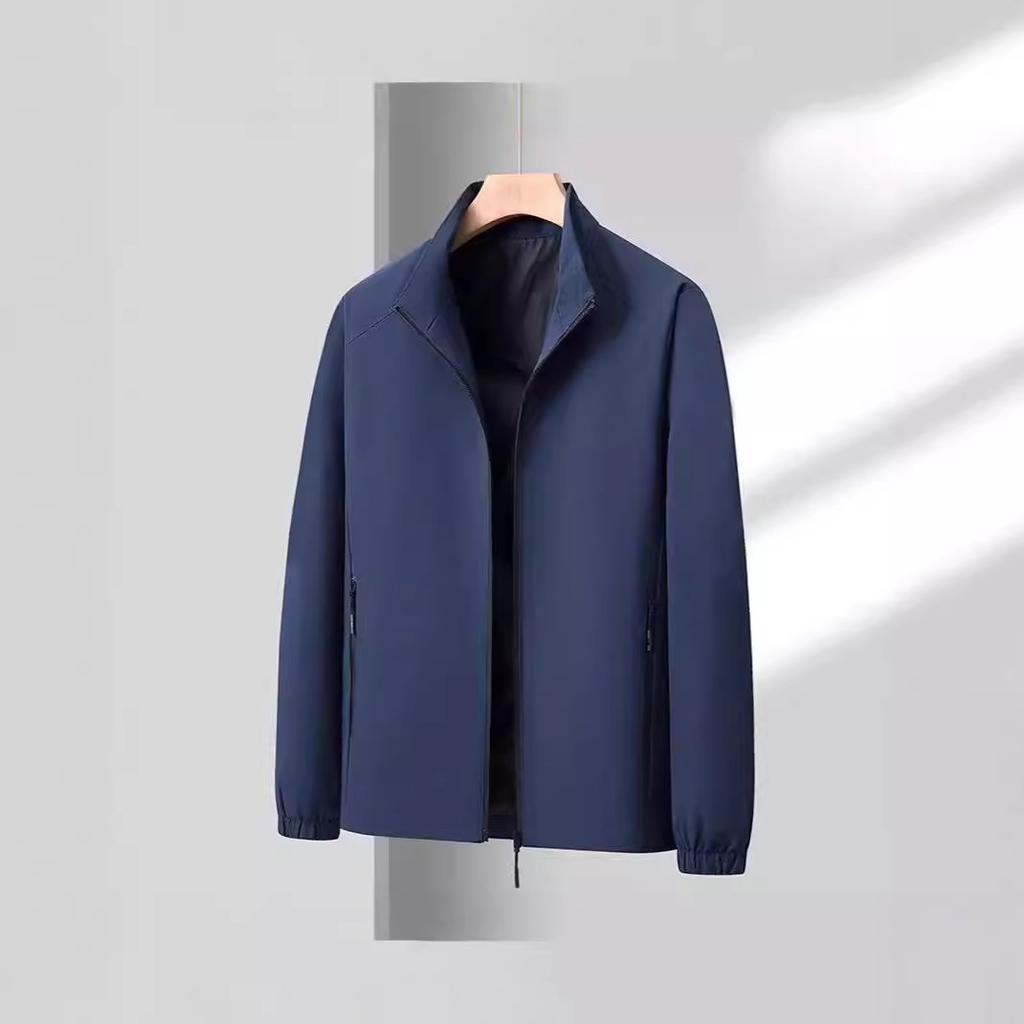 New Picture Jacket Public Version Spring Autumn Autumn Winter Men's Top Winter Jacket Business Executive Version Stand Collar