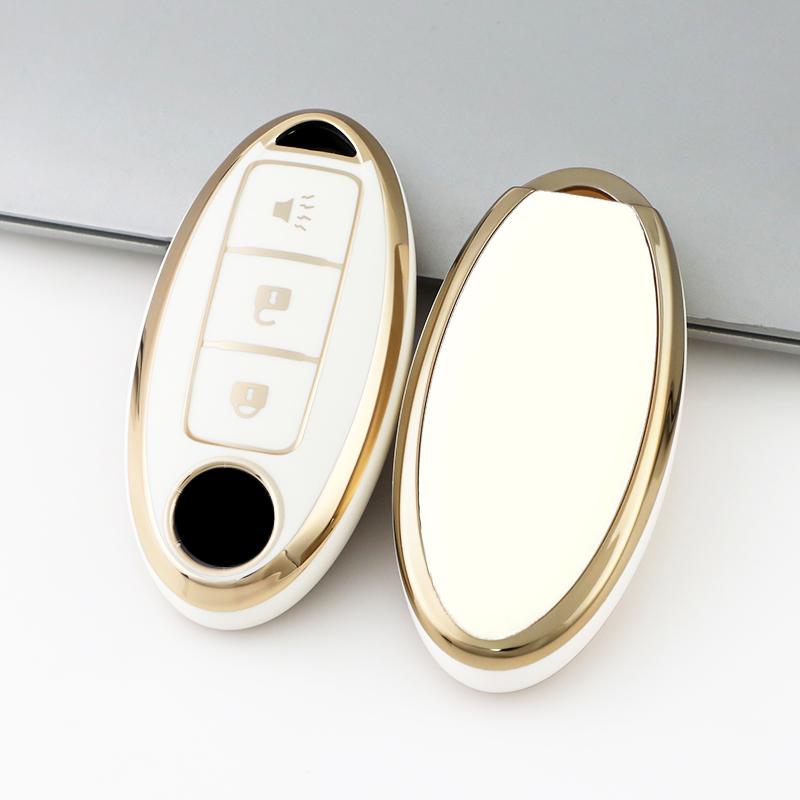 3 Buttons Keyless Shell Bag For Nissan Juke Leaf Micra K12 Note Patrol Qashqai J11 J10 Tiida Versa X-trail Xtrail T32 Soft Key Cover Case