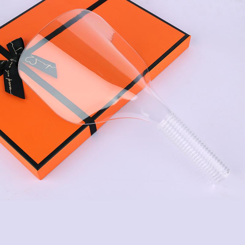 Transparentes Haarschneide-Gesichtsschild mit Griff – Friseur- & Salonwerkzeug