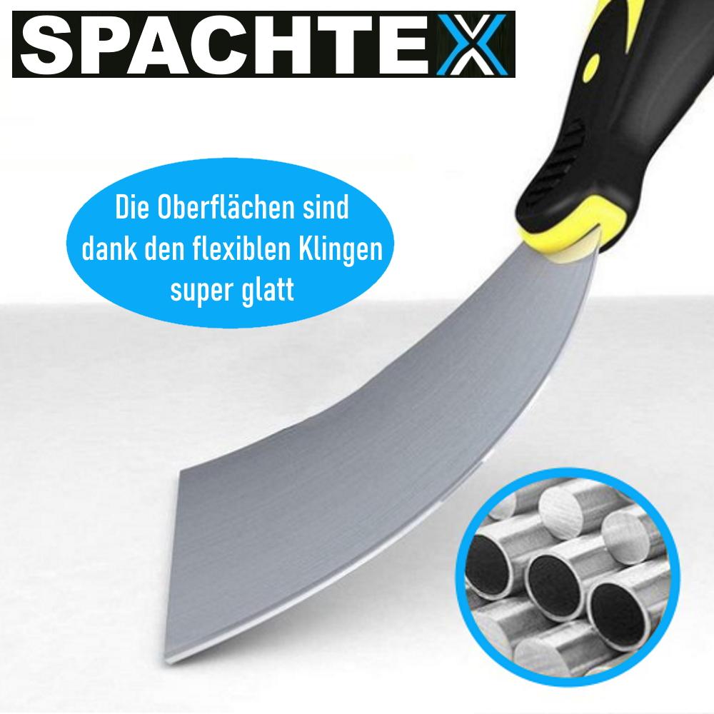 SPACHTEX Spachtel Set Edelstahl Malerspachel Trockenbauspachtel Flächenspachtel