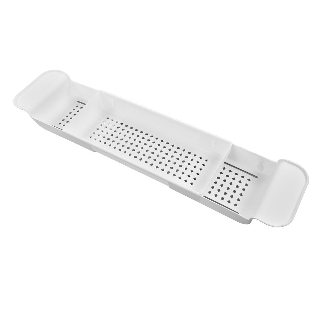 Expandable Bathtub Tray Multifunction Bathtub Rack Nonslip for Candle Towel Book Wine Phone