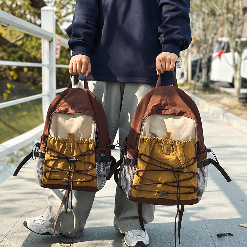 Unisex Ultralight Oxford Backpack Large Capacity Daypack 13in Laptop Compartment