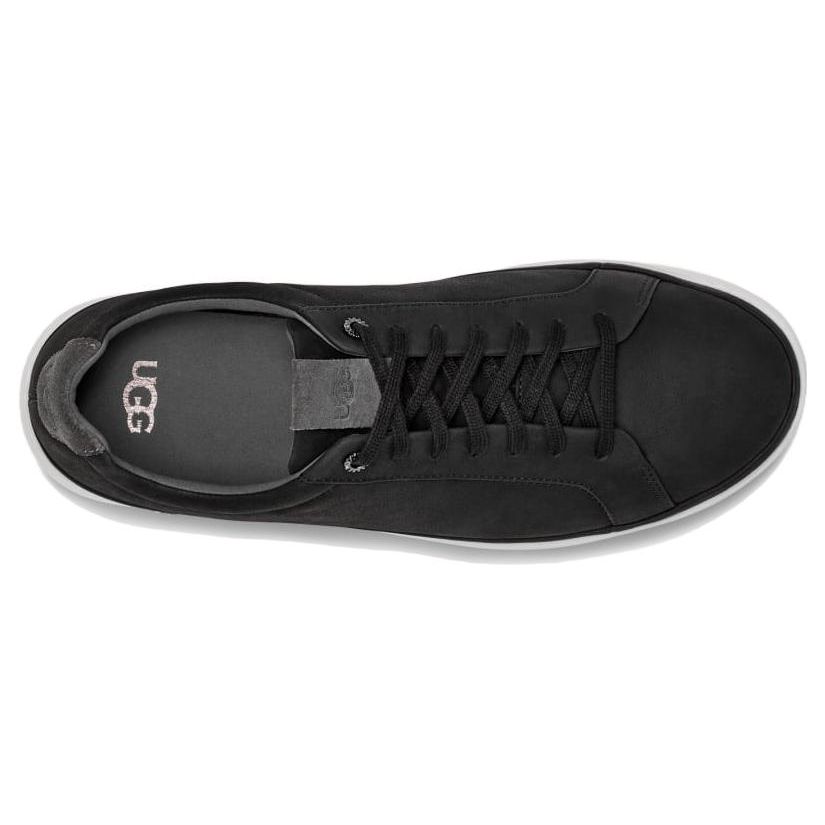 UGG Cali Sneaker Low Leather Comfortable Versatile Fashion Breathable Low-Top Skate Shoes Men Sneakers Black 1132715-BLK