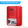 Fire Alarm Warning Strobe Siren Horn Sound & Strobe Alert Security System for Home Office Hotel