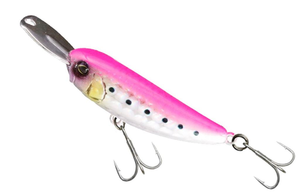 Jackall Riser Bait 004 40mm Topwater Sinking Lure Pink Back Sp (9349)