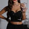 Women  Lace Underwear Babydoll Round Neck Lace Sexy Vest