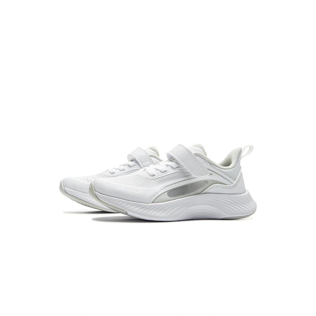 Li Ning Kids Sports Lifestyle Simple Fashion Comfortable Casual Shoes Kids Casual Shoes Standard-White Light-Grey YKNV022-5