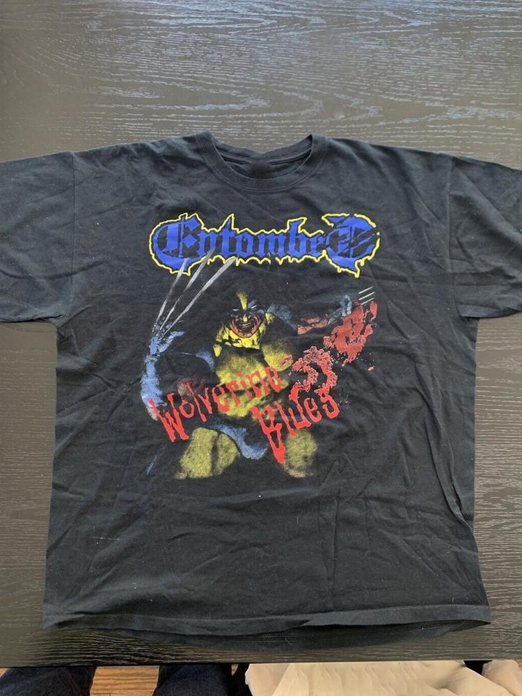 

Entombed Band Wolverine Blues Album Unisex Tee Cotton Shirt All Size Unisex T-Shirt XXXL