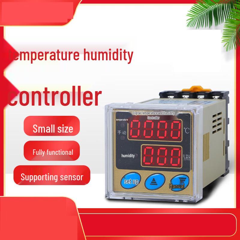 

Yuante Smart Panel Mount Temperature and Humidity Controller CN plug (adapter included)