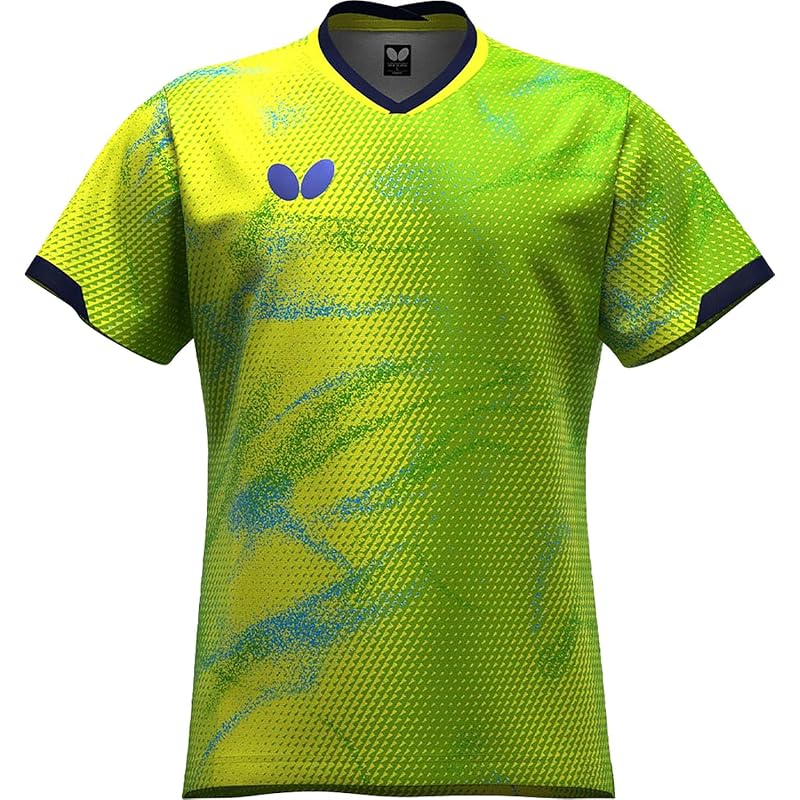 

[butterfly] Game wear (table tennis) Elister 12 Shirt 107: Lime SS