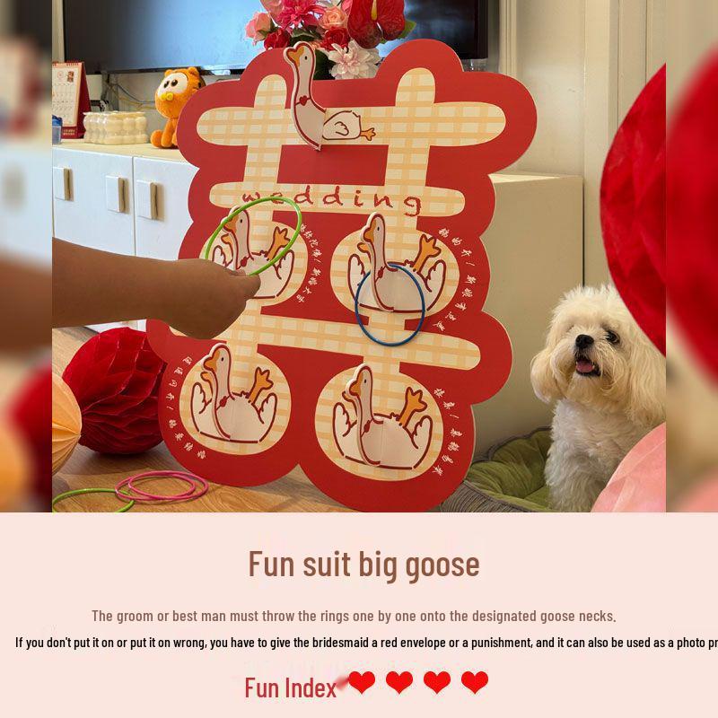 

Свадебный набор для розыгрышей: Блокатор двери и реквизит для стороны невесты