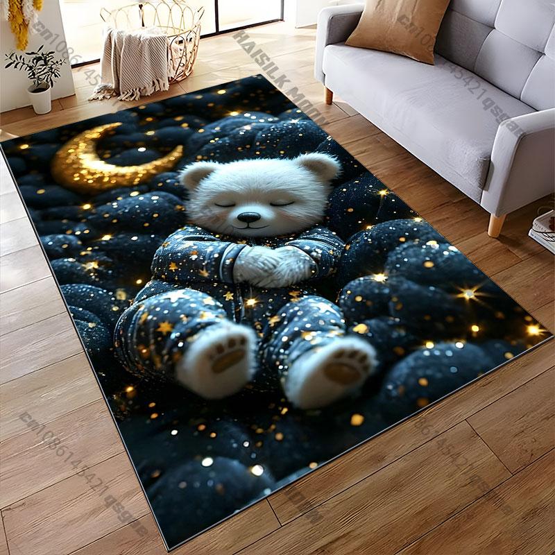 Dreamy peaceful cozy sleeping scene carpet Yoga living room room decor children's crawling mat doormat area rug games mat