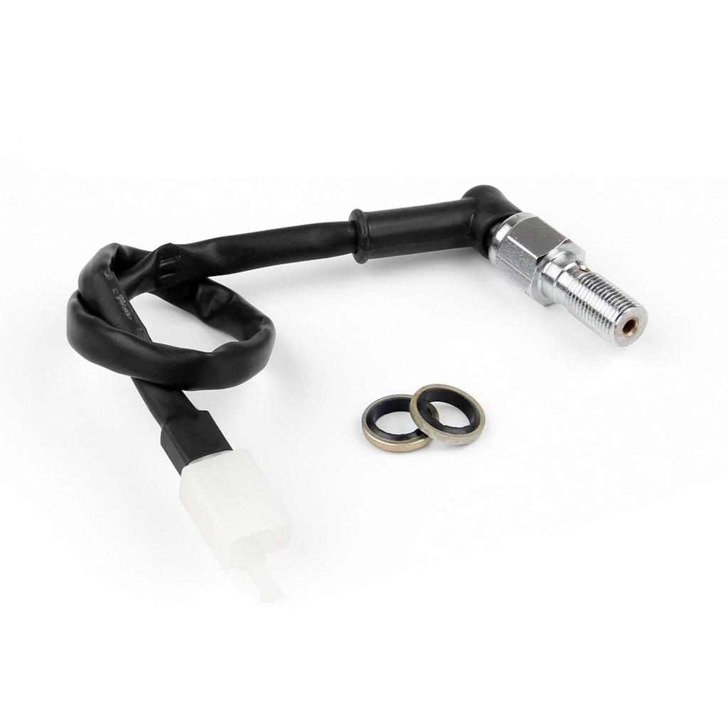 Single RearSet Hydraulic Brake Pressure Light Switch Cable Banjo bolt M10 x 1mm