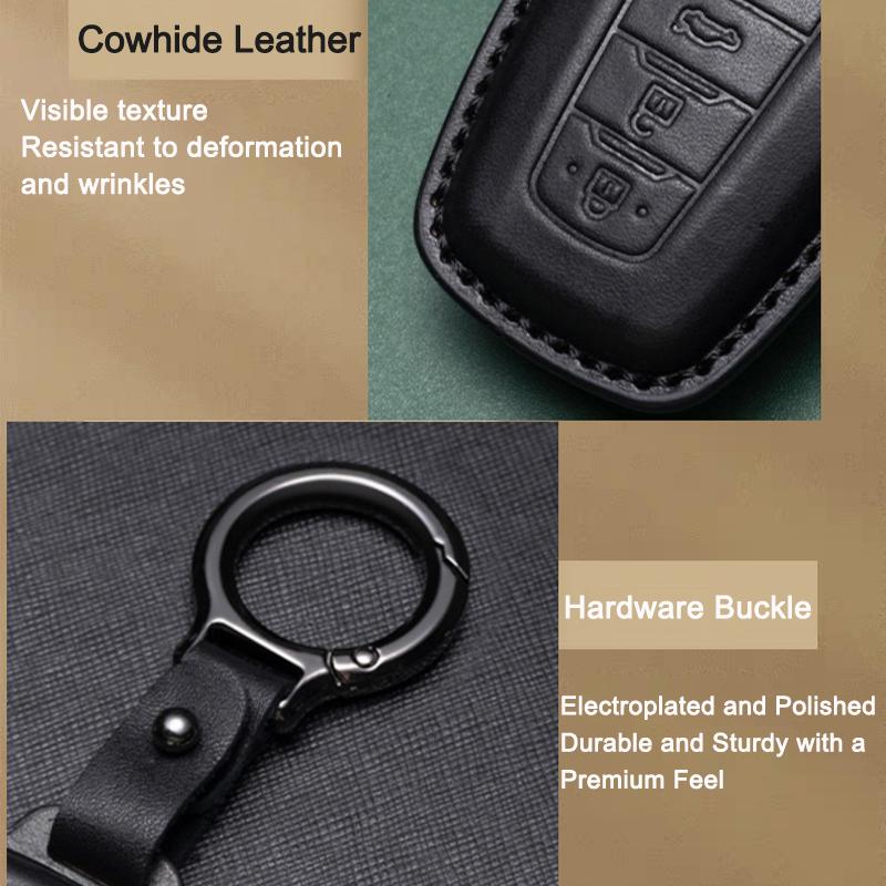 Genuine For Mercedes Benz A B C E Class Gls Gla Glk Glc Cls Cla W204 W205 W212 W463 W176 Leather Car Key Case Cover Shell Fob