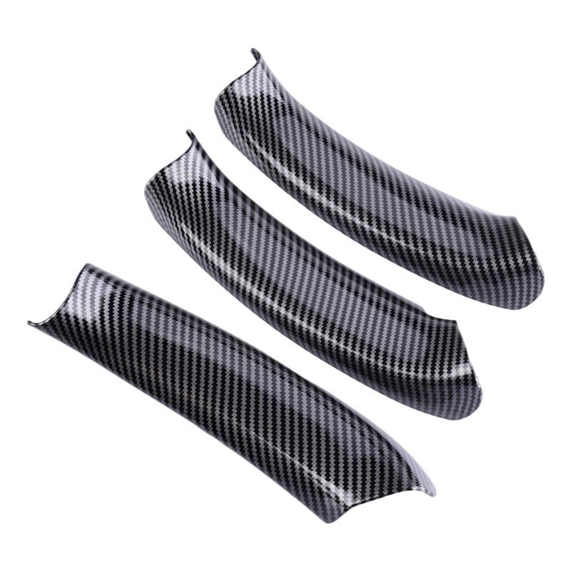RHD 51417250307 1 Set Front Rear Left Right Car Interior Door Handle Pull Panel Bezel Frame Trim Fit For BMW X3 X4 F25 F26 ABS