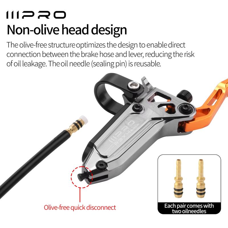 2025 ONIRII IIIPRO R3X4 Horizontal Cylinder 4-Piston Hydraulic Disc Brake Quick Release MTB Caliper for MTB, Climbing, AM,XC NEW
