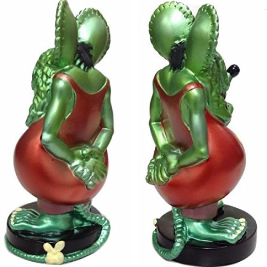 Funko Wacky Wobbler RAT FINK Rat Fink Bobbing Head Figure Rat Fink RF Merchandise (Metallic Green)